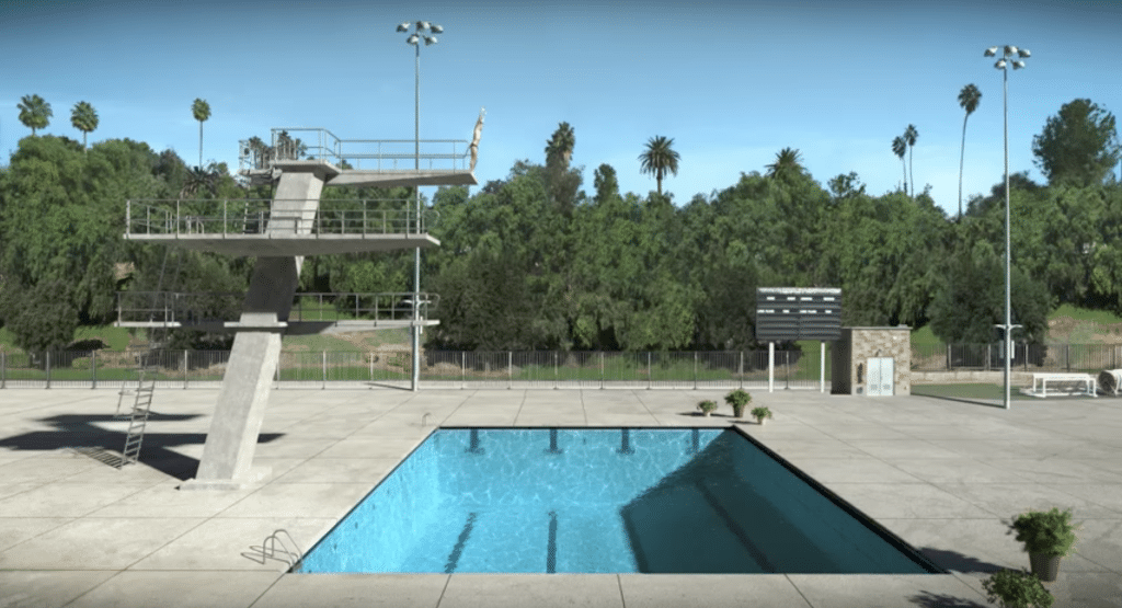 Swimming Pool and Diving Platforms