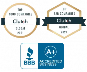 top video production agencies clutch badge